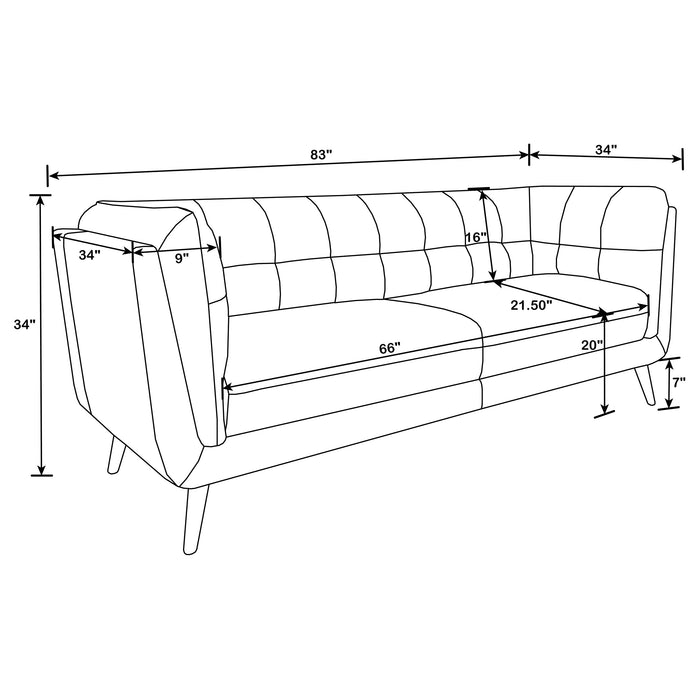 Thatcher Stationary 3 Pc Sets - Visions in Furniture (La Mirada, CA)