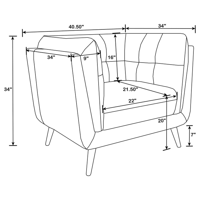 Thatcher Stationary 3 Pc Sets - Visions in Furniture (La Mirada, CA)