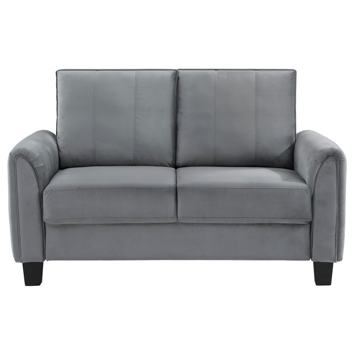 Davis Stationary Loveseat - Visions in Furniture (La Mirada, CA)