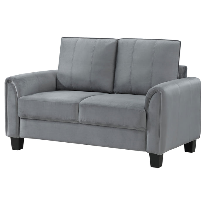 Davis Stationary Loveseat - Visions in Furniture (La Mirada, CA)