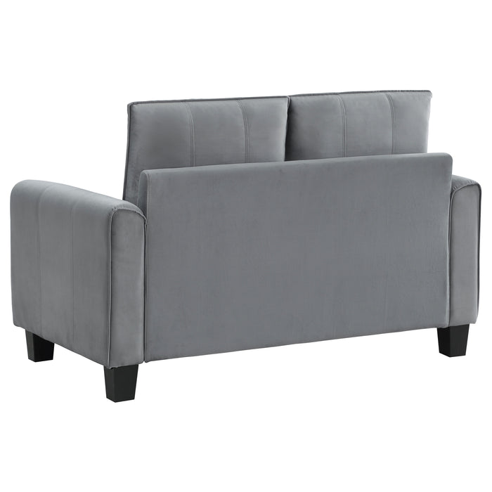 Davis Stationary Loveseat - Visions in Furniture (La Mirada, CA)