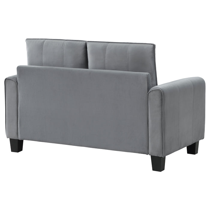 Davis Stationary Loveseat - Visions in Furniture (La Mirada, CA)