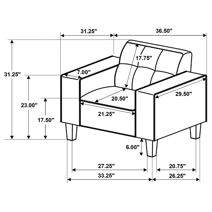 Deerhurst Stationary 3 Pc Set - Visions in Furniture (La Mirada, CA)