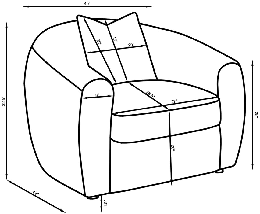 Isabella Stationary 3 Pc Sets - Visions in Furniture (La Mirada, CA)