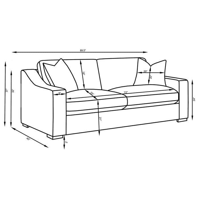 Ashlyn Stationary 3 Pc Sets - Visions in Furniture (La Mirada, CA)