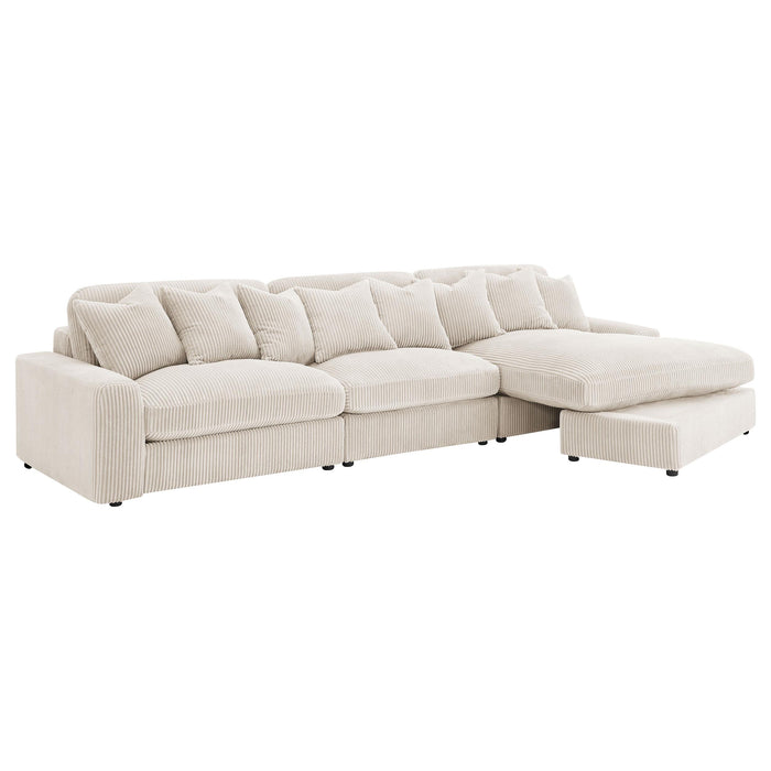Blaine Upholstered Reversible Chaise Sectional Sofa - Visions in Furniture (La Mirada, CA)