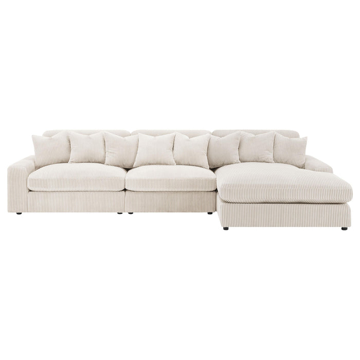 Blaine Upholstered Reversible Chaise Sectional Sofa - Visions in Furniture (La Mirada, CA)