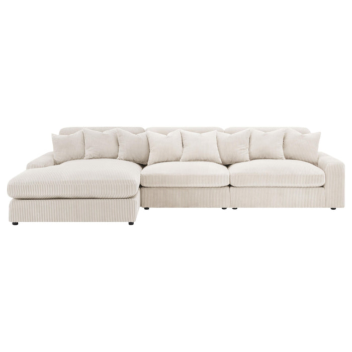 Blaine Upholstered Reversible Chaise Sectional Sofa - Visions in Furniture (La Mirada, CA)