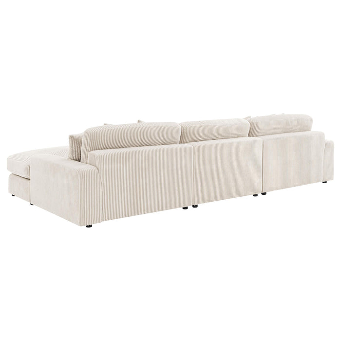 Blaine Upholstered Reversible Chaise Sectional Sofa - Visions in Furniture (La Mirada, CA)
