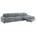 Blaine Upholstered Reversible Chaise Sectional Sofa - Visions in Furniture (La Mirada, CA)