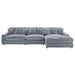 Blaine Upholstered Reversible Chaise Sectional Sofa - Visions in Furniture (La Mirada, CA)