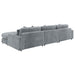 Blaine Upholstered Reversible Chaise Sectional Sofa - Visions in Furniture (La Mirada, CA)