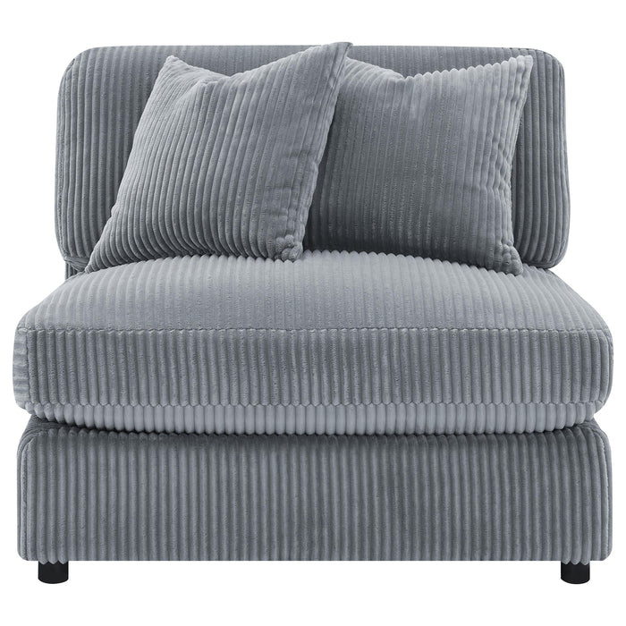 Blaine Upholstered Reversible Chaise Sectional Sofa - Visions in Furniture (La Mirada, CA)