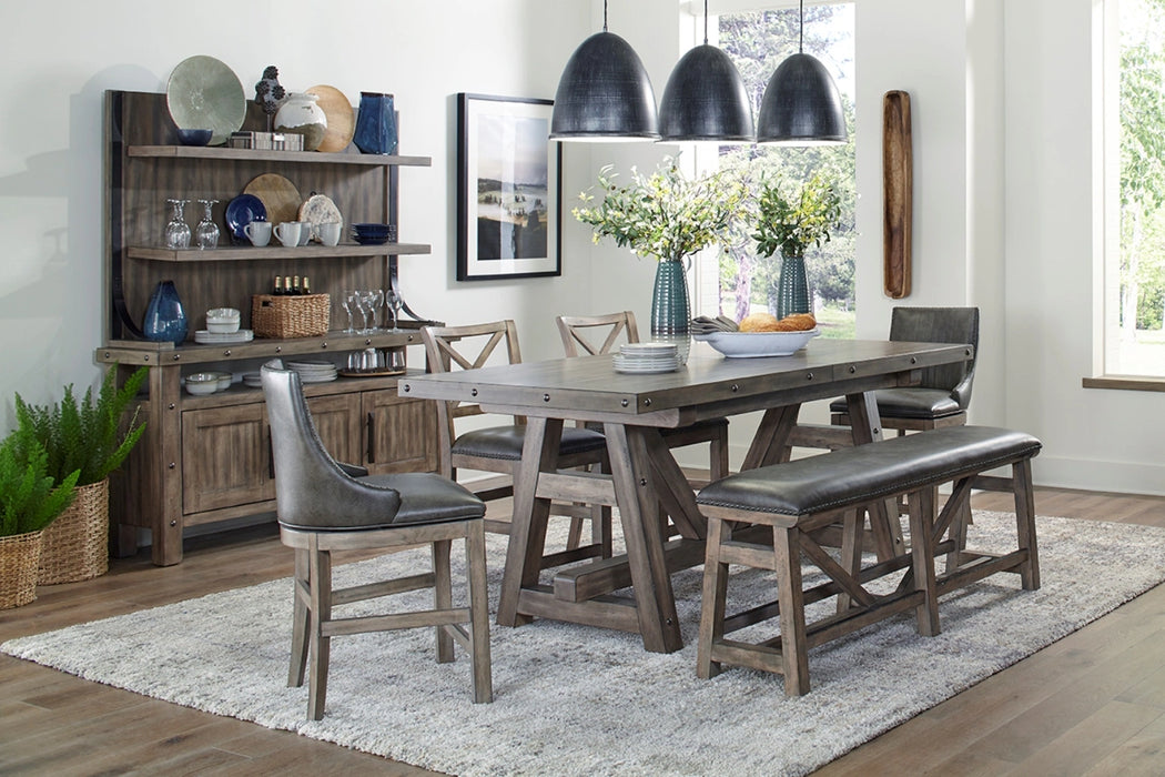 Parker House Lodge Dining Counter Height Extendable Dining Table