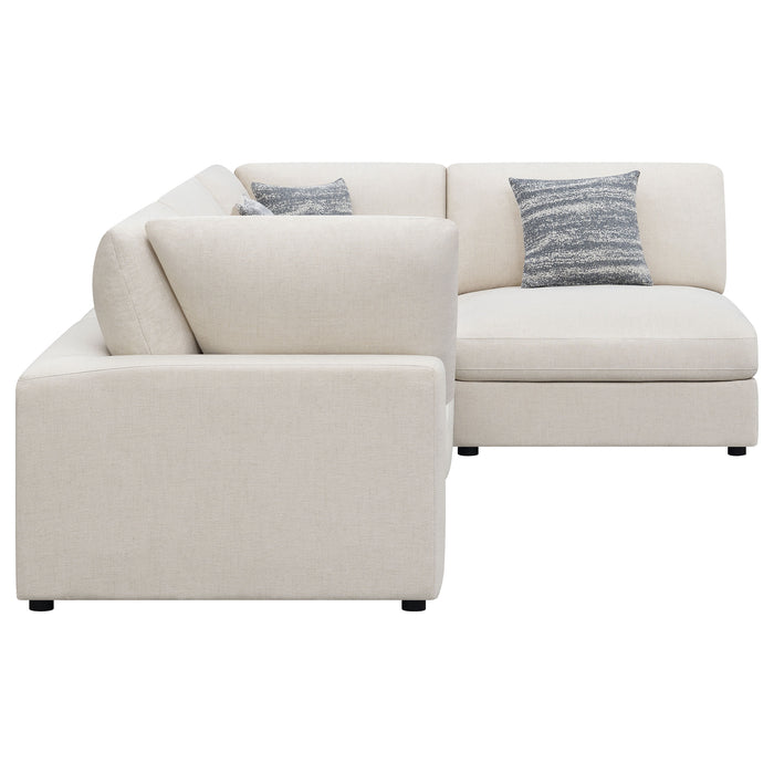 Serene 4 Pc Sectional Beige - Visions in Furniture (La Mirada, CA)