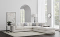 Serene 5-piece Upholstered Modular Sectional Sofa Beige - Visions in Furniture (La Mirada, CA)