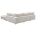 Serene 5-piece Upholstered Modular Sectional Sofa Beige - Visions in Furniture (La Mirada, CA)