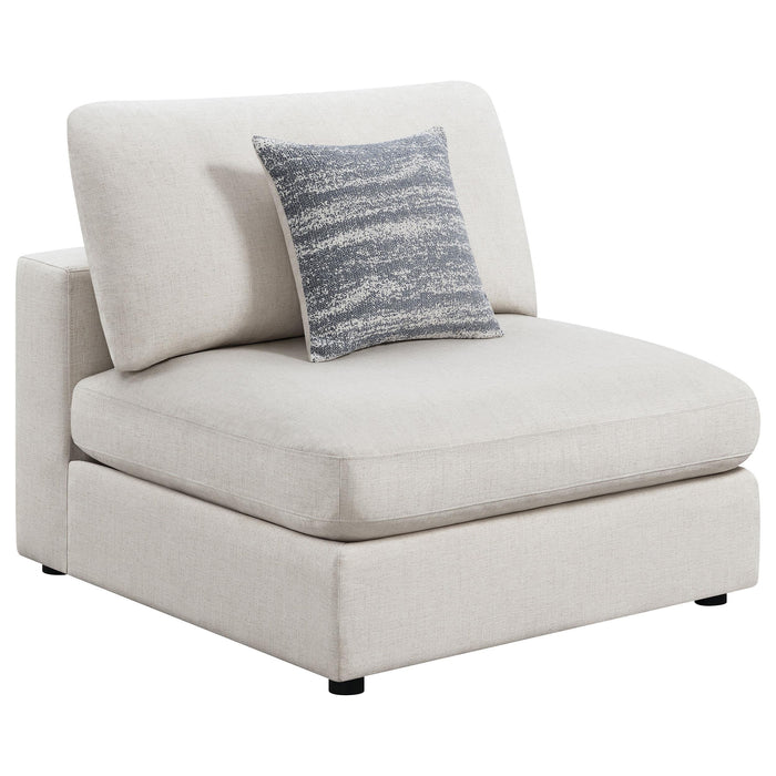 Serene 5-piece Upholstered Modular Sectional Sofa Beige - Visions in Furniture (La Mirada, CA)
