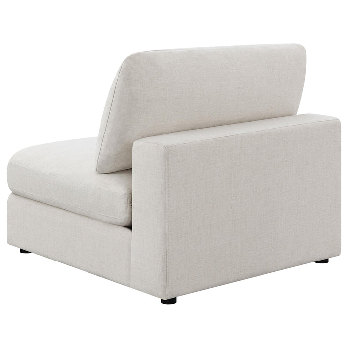 Serene 5-piece Upholstered Modular Sectional Sofa Beige - Visions in Furniture (La Mirada, CA)
