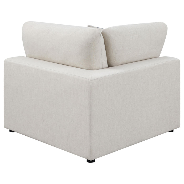 Serene 5-piece Upholstered Modular Sectional Sofa Beige - Visions in Furniture (La Mirada, CA)