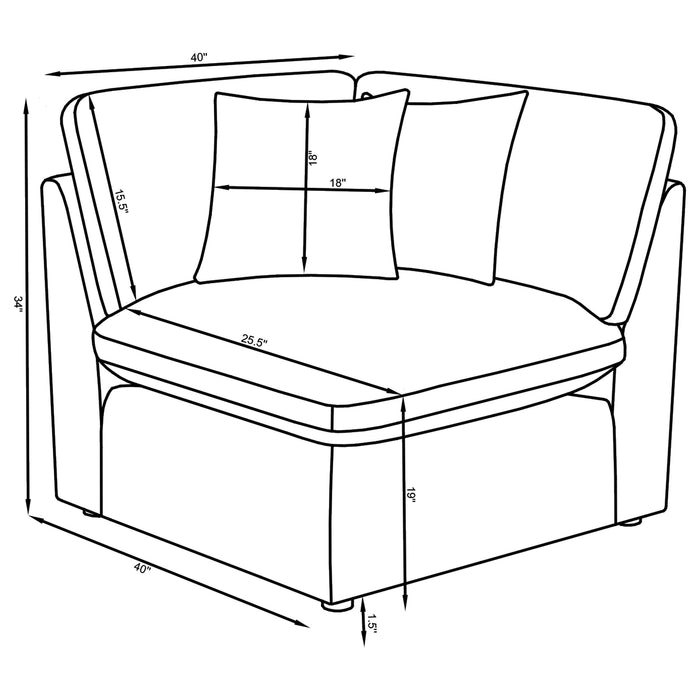 Hobson Sectionals 9 - Visions in Furniture (La Mirada, CA)