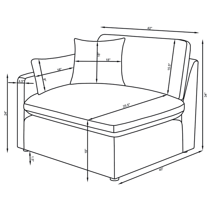Hobson Sectionals 9 - Visions in Furniture (La Mirada, CA)