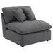 Hobson 6-piece Upholstered Modular Sectional Sofa Charcoal - Visions in Furniture (La Mirada, CA)