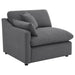 Hobson 6-piece Upholstered Modular Sectional Sofa Charcoal - Visions in Furniture (La Mirada, CA)