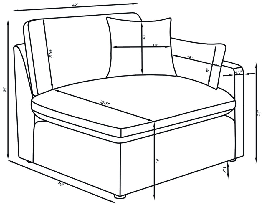 Hobson Modular Sectionals 8 - Visions in Furniture (La Mirada, CA)