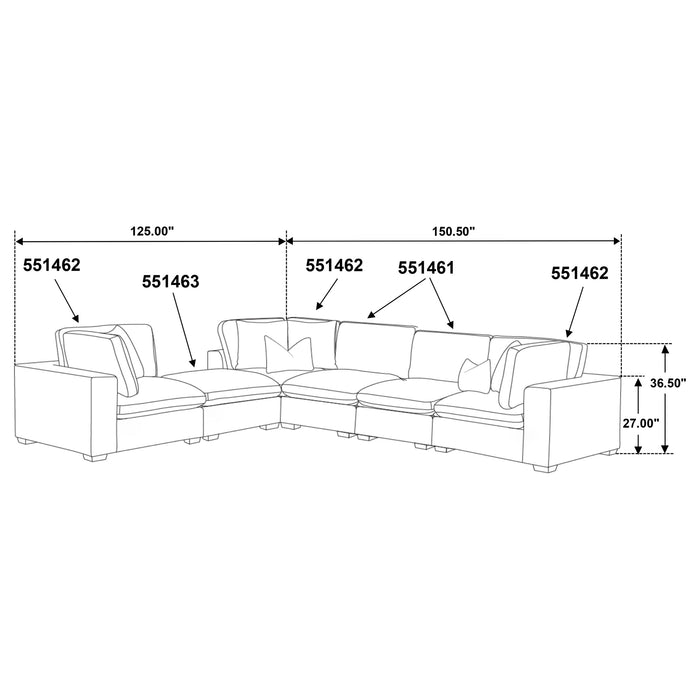 Lakeview Sectionals - Visions in Furniture (La Mirada, CA)