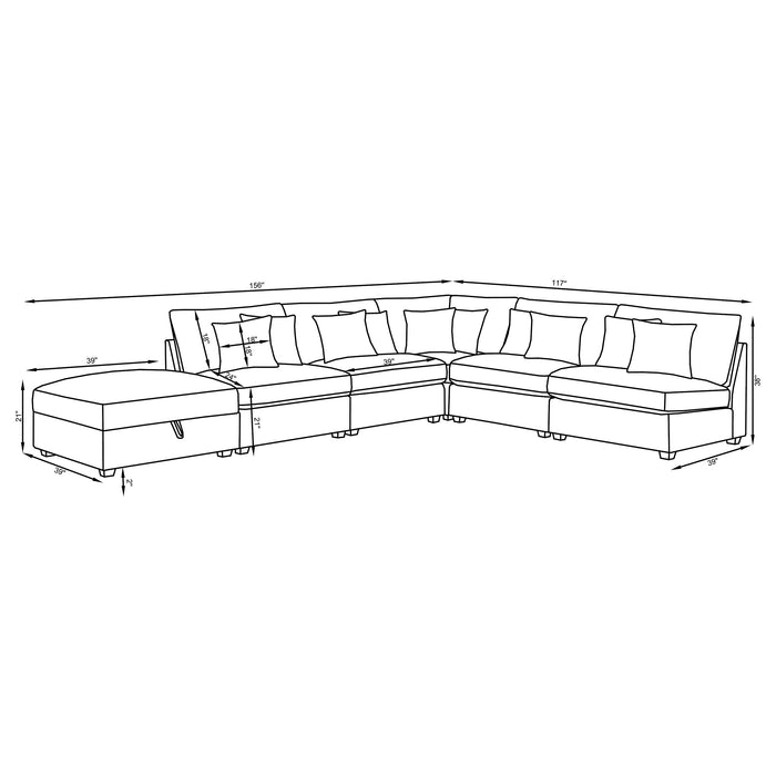 Cambria Sectionals - Visions in Furniture (La Mirada, CA)