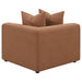 Jennifer Upholstered Corner Chair - Visions in Furniture (La Mirada, CA)