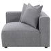 Jennifer Upholstered Corner Chair - Visions in Furniture (La Mirada, CA)
