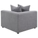Jennifer Upholstered Corner Chair - Visions in Furniture (La Mirada, CA)