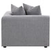 Jennifer Upholstered Corner Chair - Visions in Furniture (La Mirada, CA)