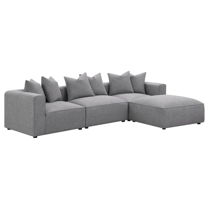 Jennifer Upholstered Corner Chair - Visions in Furniture (La Mirada, CA)