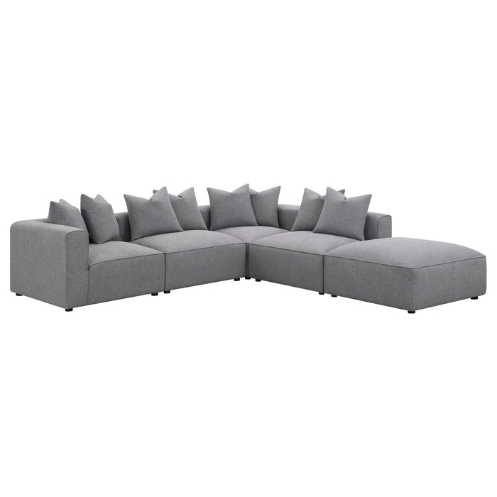 Jennifer Upholstered Corner Chair - Visions in Furniture (La Mirada, CA)