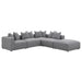 Jennifer Upholstered Corner Chair - Visions in Furniture (La Mirada, CA)