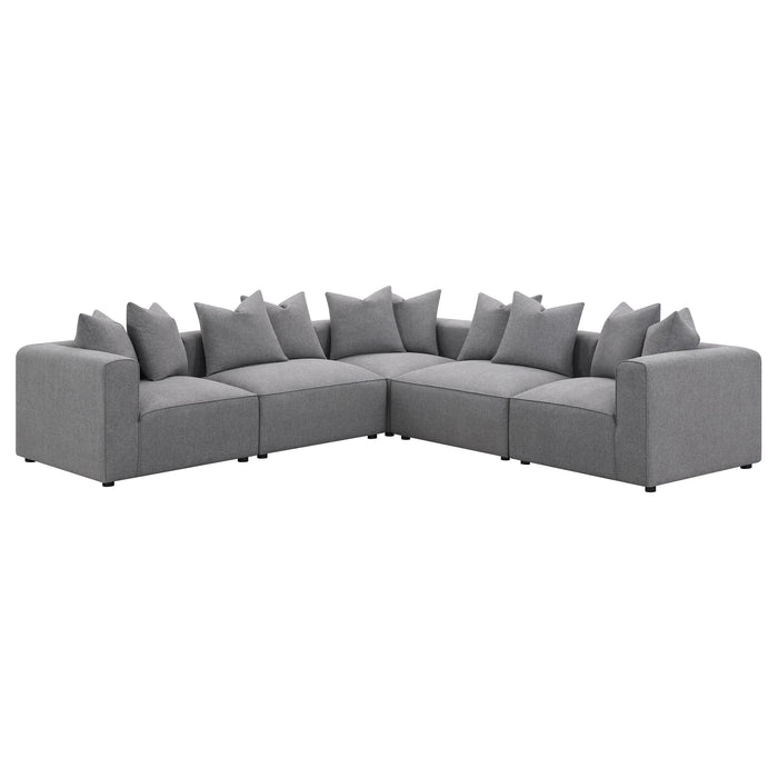 Jennifer Upholstered Corner Chair - Visions in Furniture (La Mirada, CA)