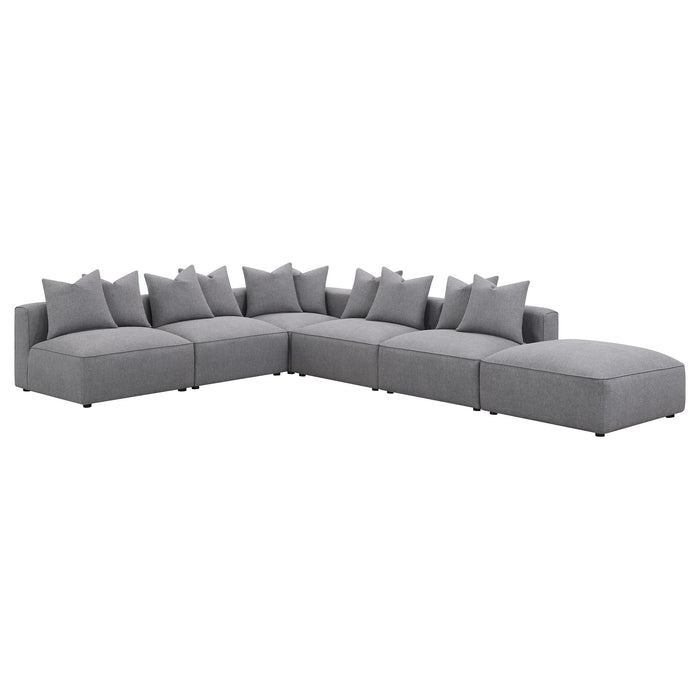 Jennifer Upholstered Corner Chair - Visions in Furniture (La Mirada, CA)