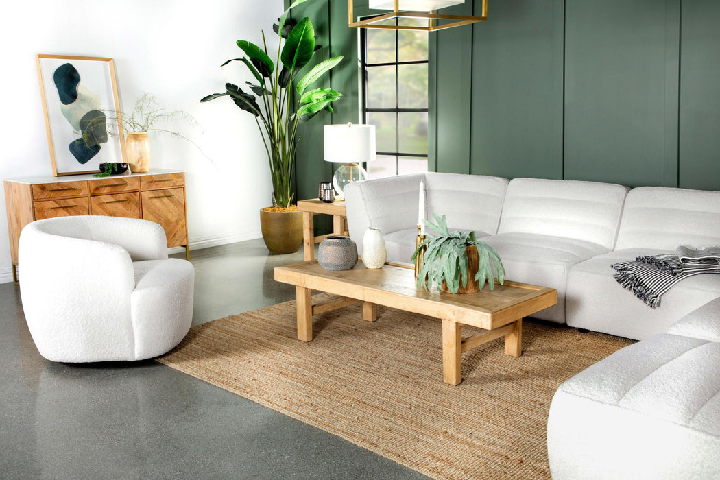 Sunny Upholstered Corner Chair - Visions in Furniture (La Mirada, CA)