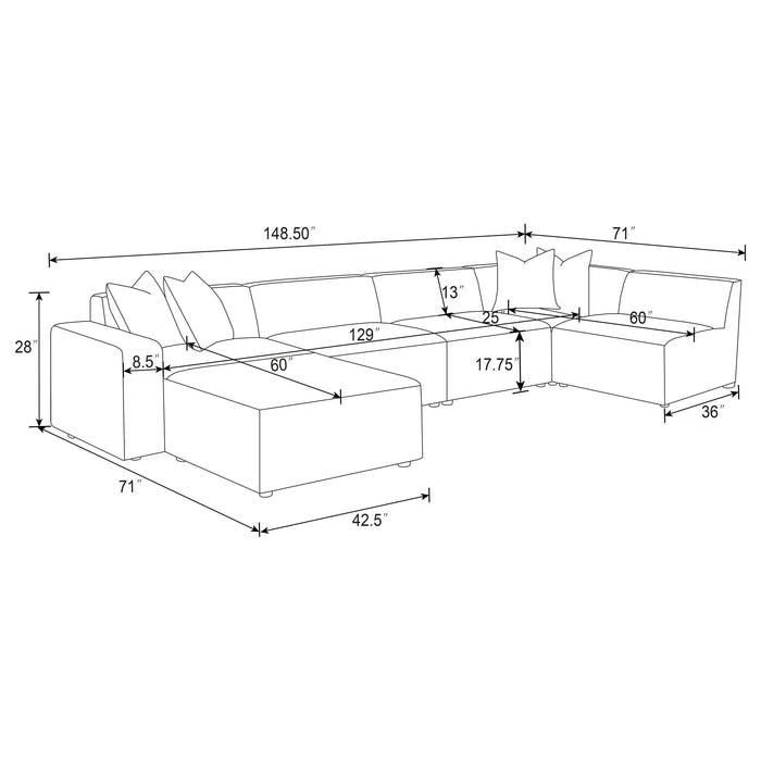 Freddie Sectionals 3 - Visions in Furniture (La Mirada, CA)