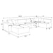 Freddie Sectionals 3 - Visions in Furniture (La Mirada, CA)