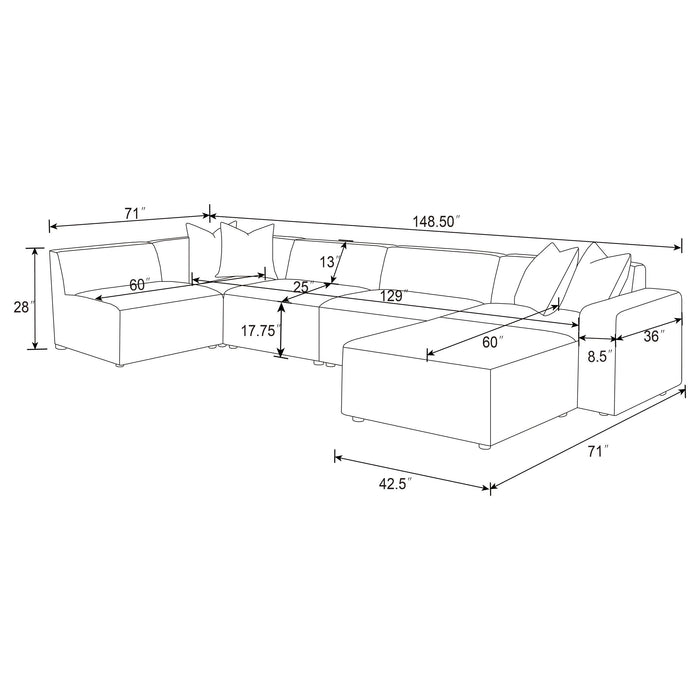 Freddie Sectionals 3 - Visions in Furniture (La Mirada, CA)