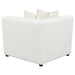 Freddie Upholstered Corner Chair Pearl - Visions in Furniture (La Mirada, CA)
