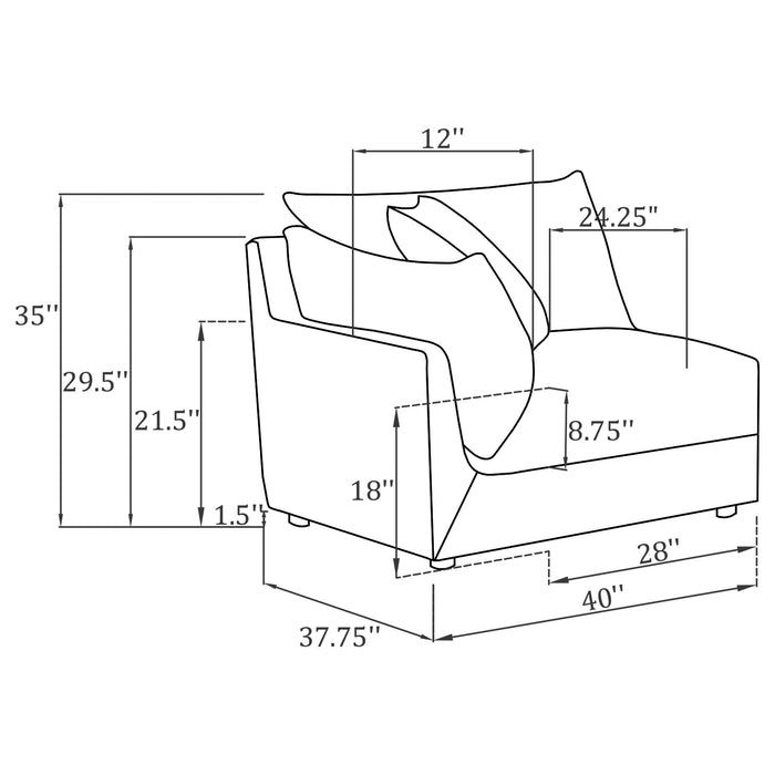 Sasha Sectionals 4 - Visions in Furniture (La Mirada, CA)