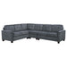Georgina 4-piece Upholstered Modular Sectional Sofa Beige - Visions in Furniture (La Mirada, CA)
