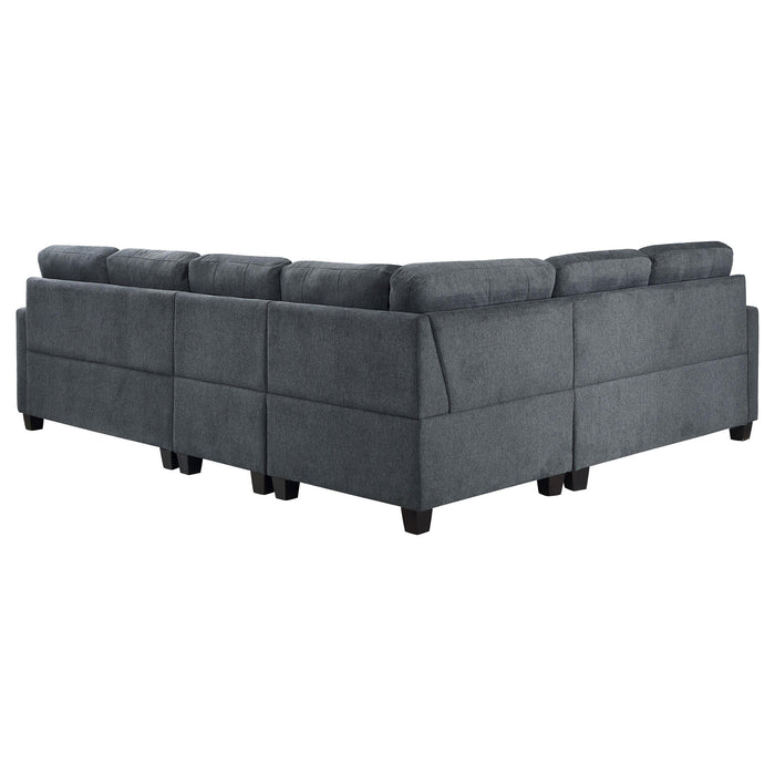 Georgina 4-piece Upholstered Modular Sectional Sofa Beige - Visions in Furniture (La Mirada, CA)