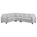 Georgina 4-piece Upholstered Modular Sectional Sofa Beige - Visions in Furniture (La Mirada, CA)