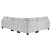 Georgina 4-piece Upholstered Modular Sectional Sofa Beige - Visions in Furniture (La Mirada, CA)